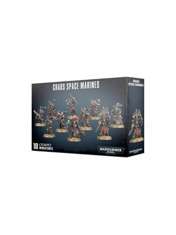 Warhammer 40.000: Legionarios Marines Espaciales del Caos (43-06) de Games Workshop en WARHAMMER 40.000 | La Cueva Roja
