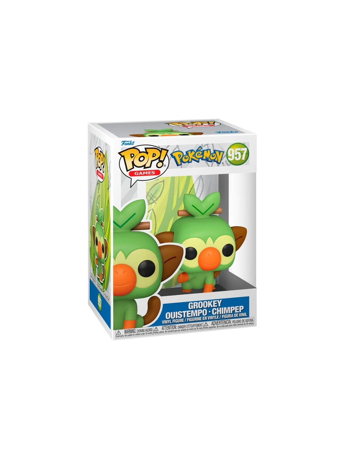 Funko POP! Pokémon: Grookey (957) de Funko en Funko Pop | La Cueva Roja