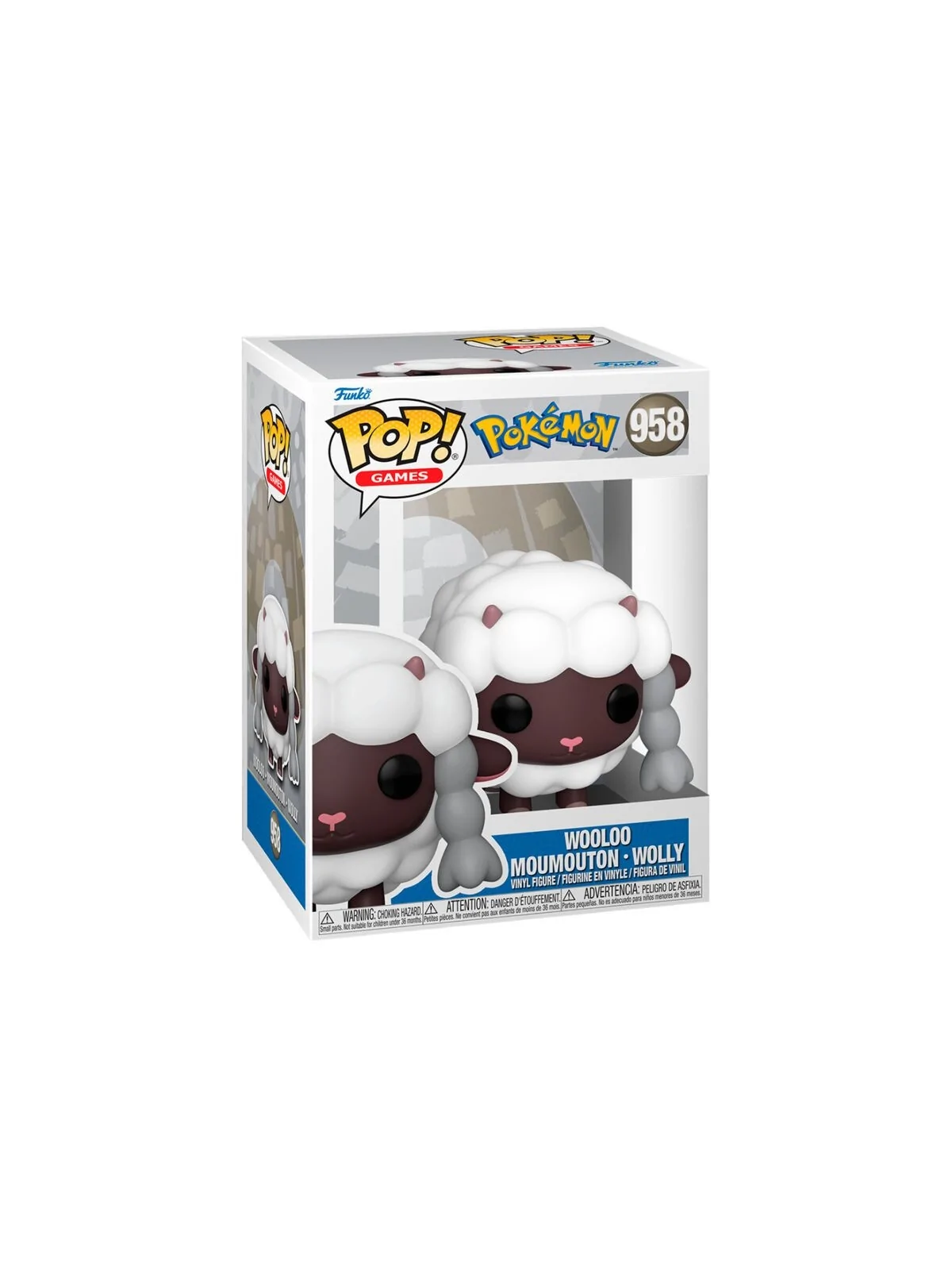 Funko POP! Pokémon: Wooloo (958) de Funko en Funko Pop | La Cueva Roja