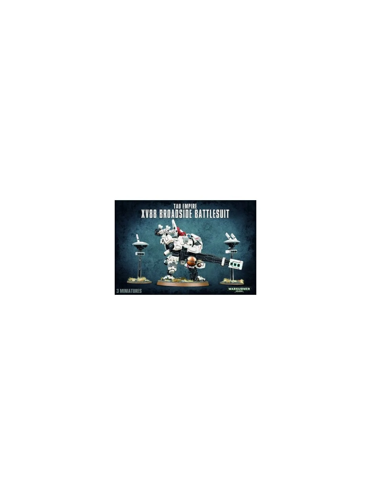 Warhammer 40.000: TAU Empire: XV88 Broadside Battlesuit (56-15) de Games Workshop en WARHAMMER 40.000 | La Cueva Roja
