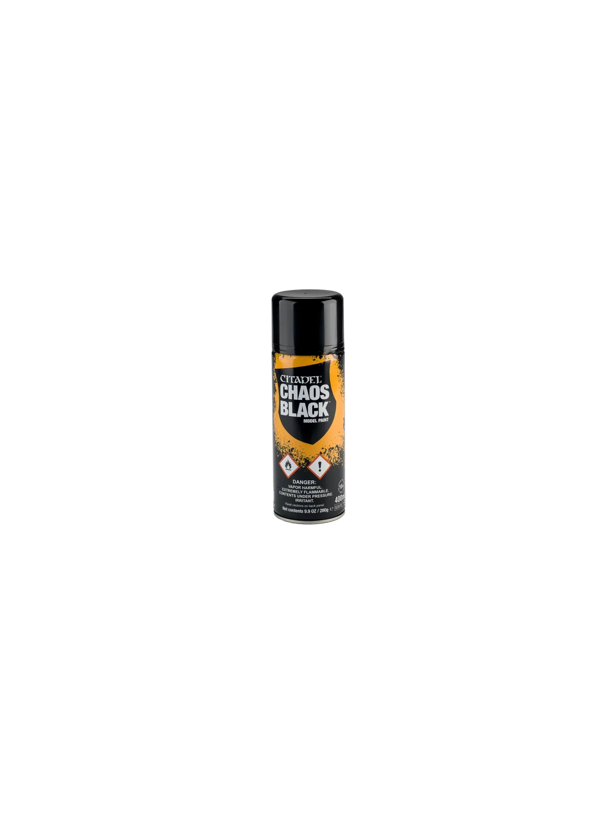 Warhammer Colour: Chaos Black Spray (62-02) de Games Workshop en Warhammer Colour | La Cueva Roja