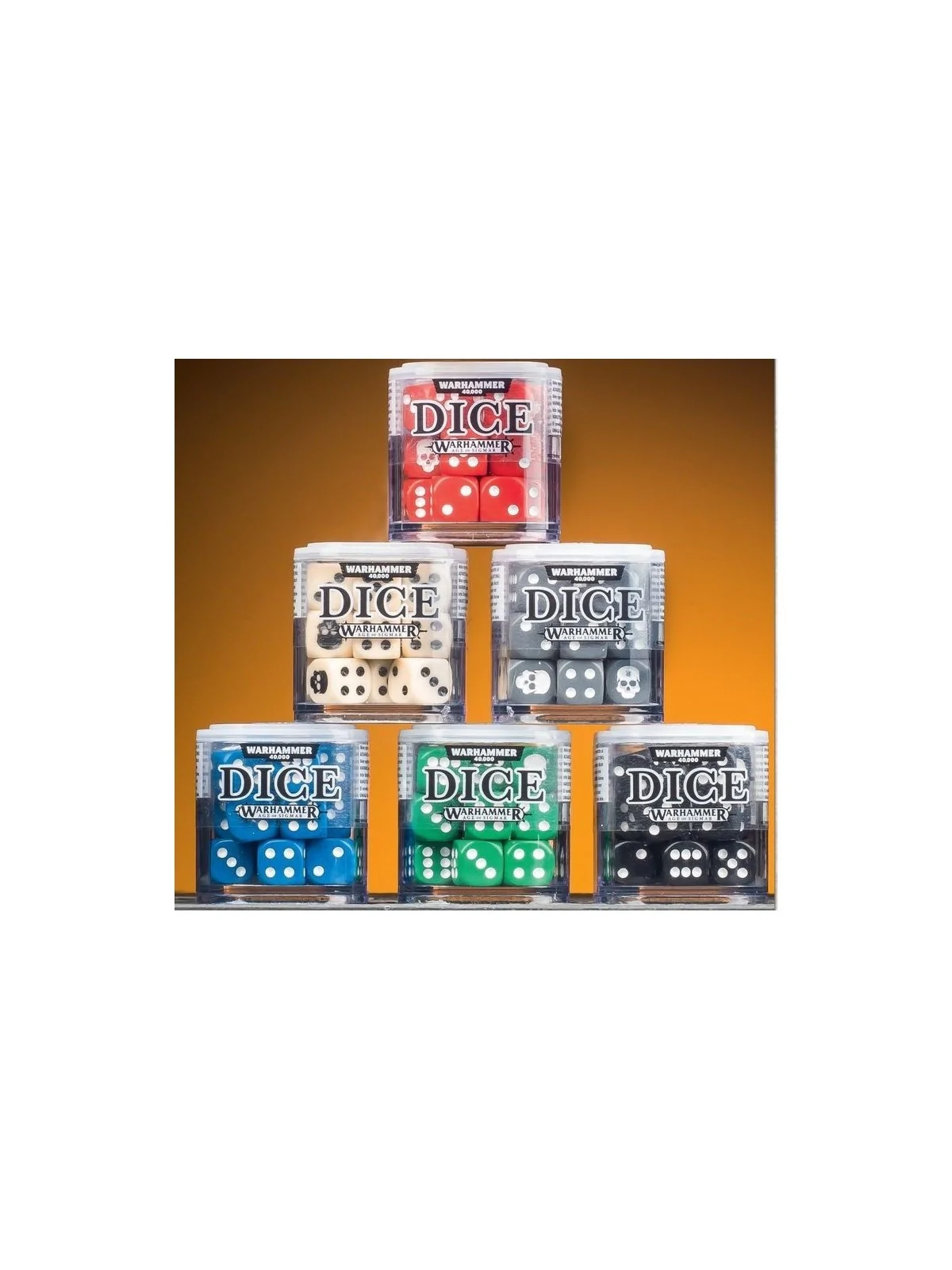 Warhammer Colour: 12mm Dice Set (65-36) de Games Workshop en Dados | La Cueva Roja
