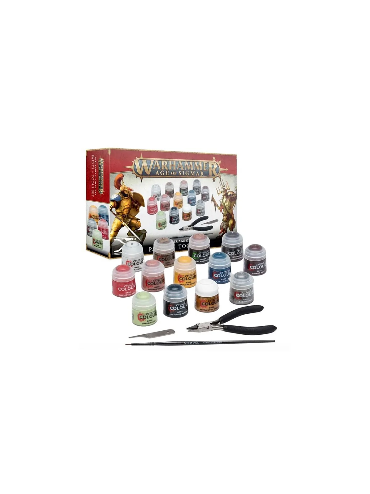 Warhammer Age Of Sigmar - Pinturas + Herramientas (80-17) de Games Workshop en Warhammer Colour | La Cueva Roja