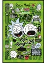 Rick and Morty Quotes 61 x 91 cm de Pyramid en Pósters | La Cueva Roja