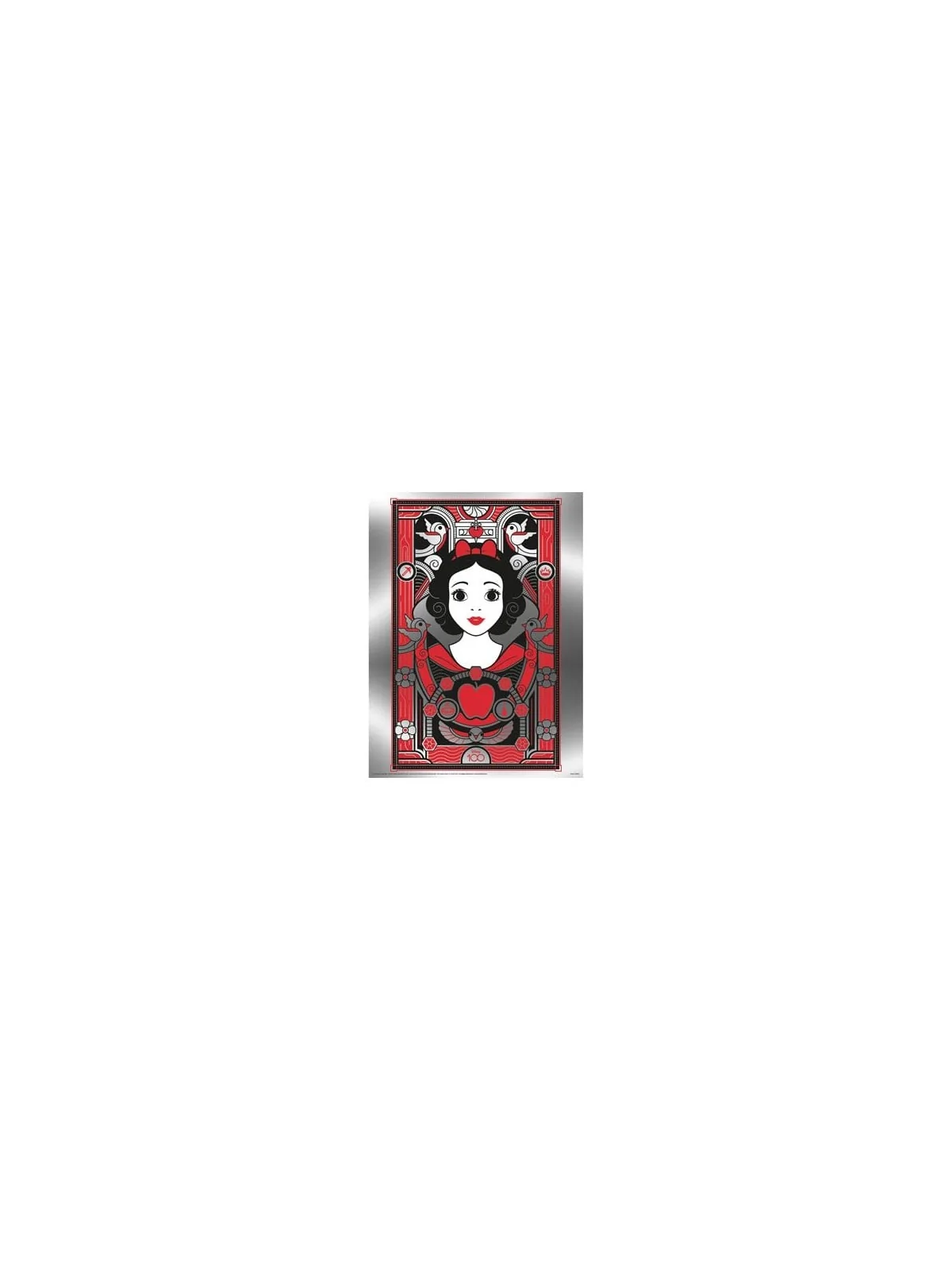 Disney Metallic Print Snow White 30 x 40 cm de Pyramid en Pósters | La Cueva Roja