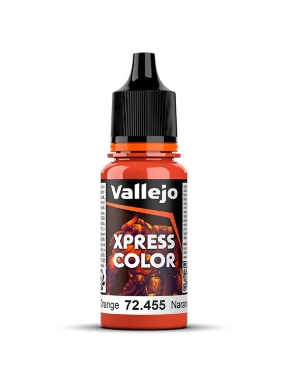 Naranja Camaleón Game Color Xpress Vallejo 18 ml (72455) de Vallejo en Xpress Color | La Cueva Roja