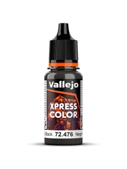 Negro Grasiento Game Color Xpress Vallejo 18 ml (72476) de Vallejo en Xpress Color | La Cueva Roja