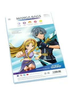 Ultimate Guard Manga Bags Bolsas con Cierre Reutilizable de Mangas (100) de Ultimate Guard en Fundas | La Cueva Roja