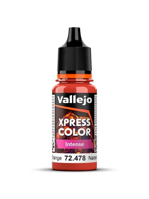 Naranja Fenix Game Color Xpress Intense Vallejo 18 ml (72478) de Vallejo en Xpress Color | La Cueva Roja