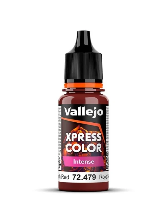 Rojo Serafín Game Color Xpress Intense Vallejo 18 ml (72479) de Vallejo en Xpress Color | La Cueva Roja