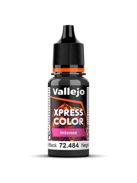 Negro Hospitalario Game Color Xpress Intense Vallejo 18 ml (72484) de Vallejo en Xpress Color | La Cueva Roja