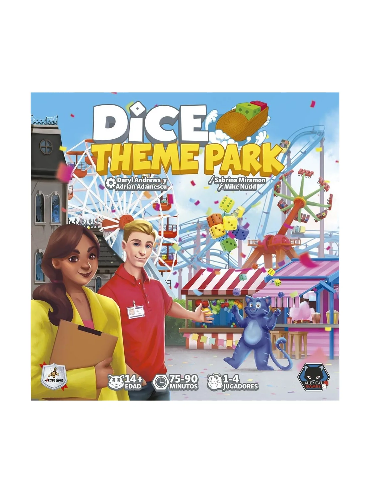 Dice Theme Park de Maldito Games en Juegos de Tablero | La Cueva Roja