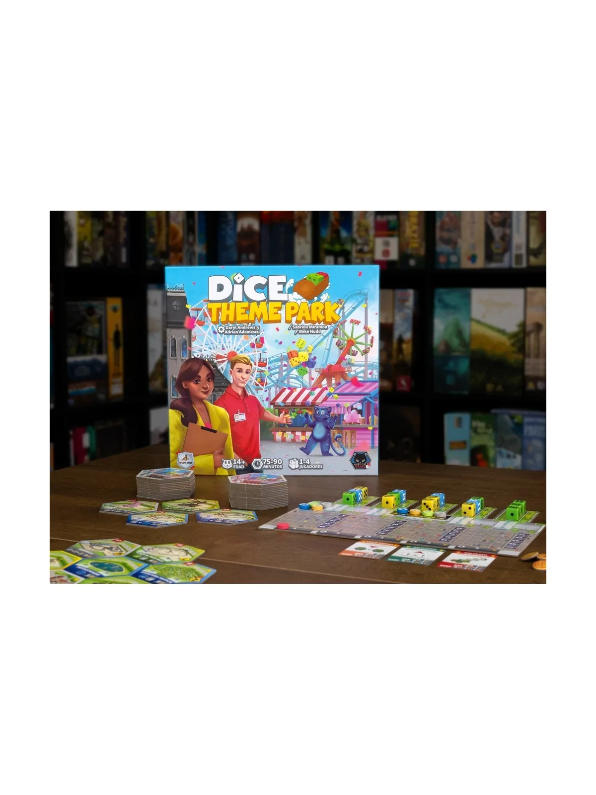 Dice Theme Park de Maldito Games en Juegos de Tablero | La Cueva Roja