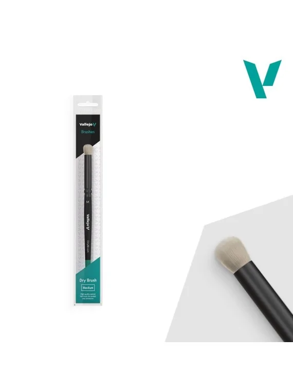 Vallejo Dry Brush - Pelo Natural Medium (B07002) de Vallejo en Vallejo | La Cueva Roja