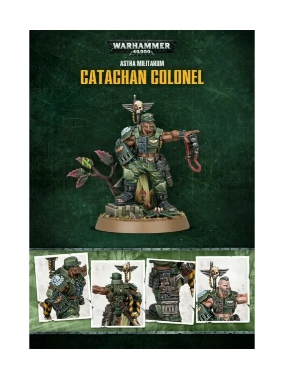 Warhammer 40.000: Astra Militarium - Catachan Colonel de Games Workshop en WARHAMMER 40.000 | La Cueva Roja
