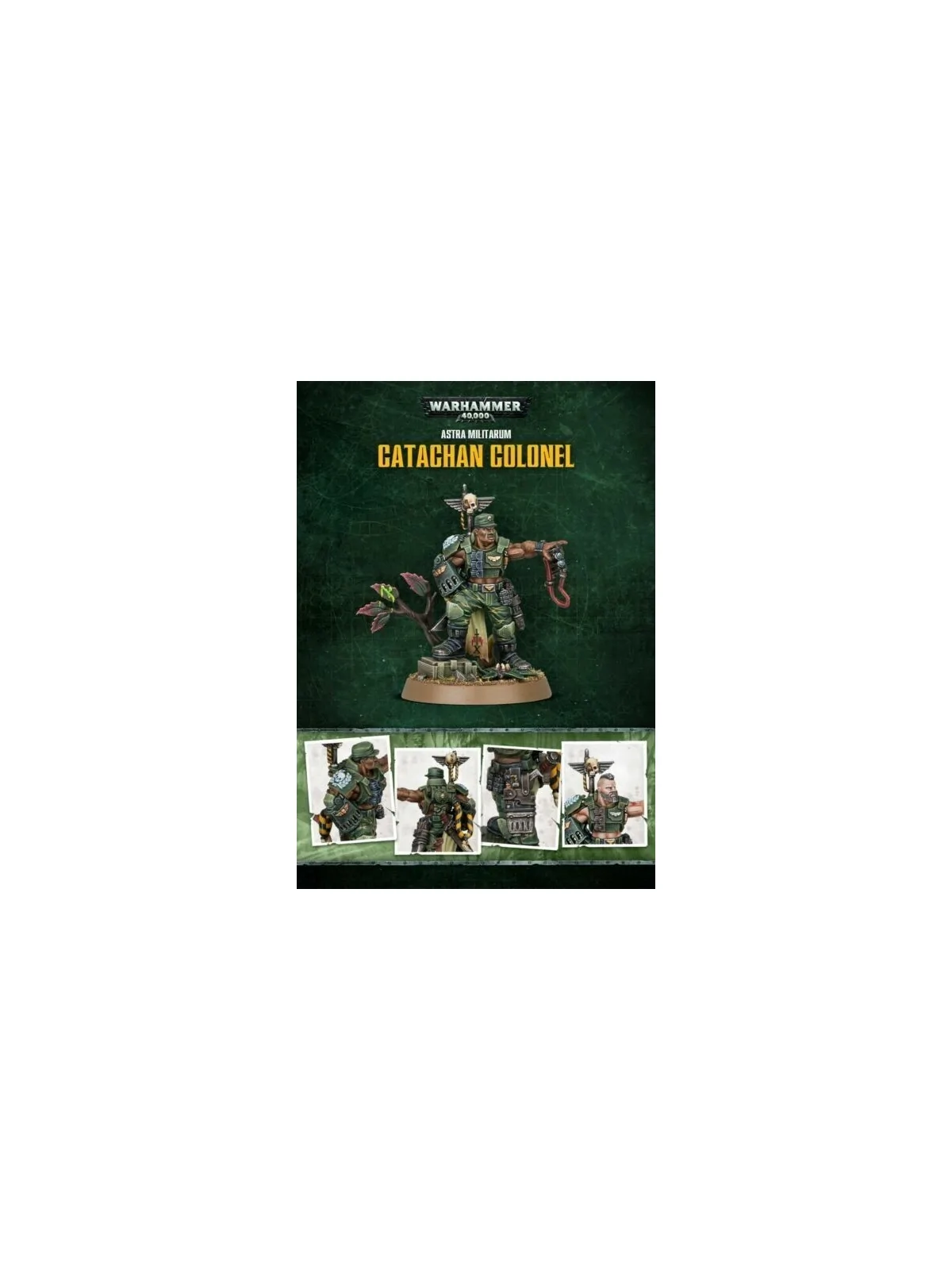Warhammer 40.000: Astra Militarium - Catachan Colonel de Games Workshop en WARHAMMER 40.000 | La Cueva Roja