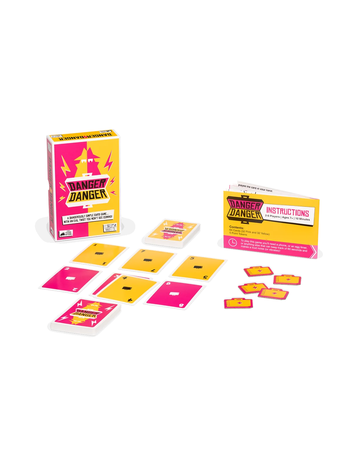 Danger Danger de Exploding Kittens en Juegos de Tablero | La Cueva Roja