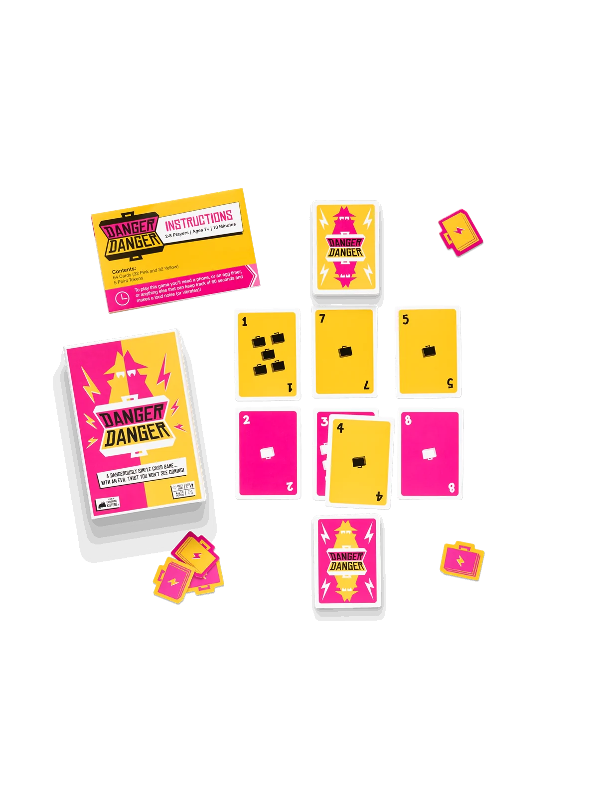 Danger Danger de Exploding Kittens en Juegos de Tablero | La Cueva Roja