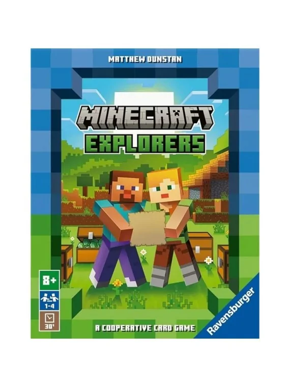 Minecraft: Explorers de Ravensburger en Juegos de Cartas | La Cueva Roja