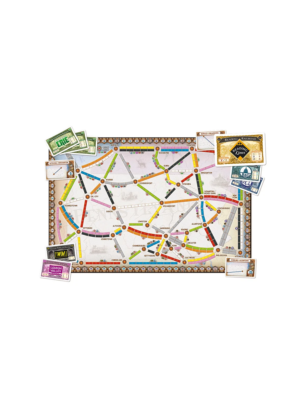 ¡Aventureros al Tren! Reino Unido (+ Pennsylvania) de Asmodee en Juegos de Tablero | La Cueva Roja