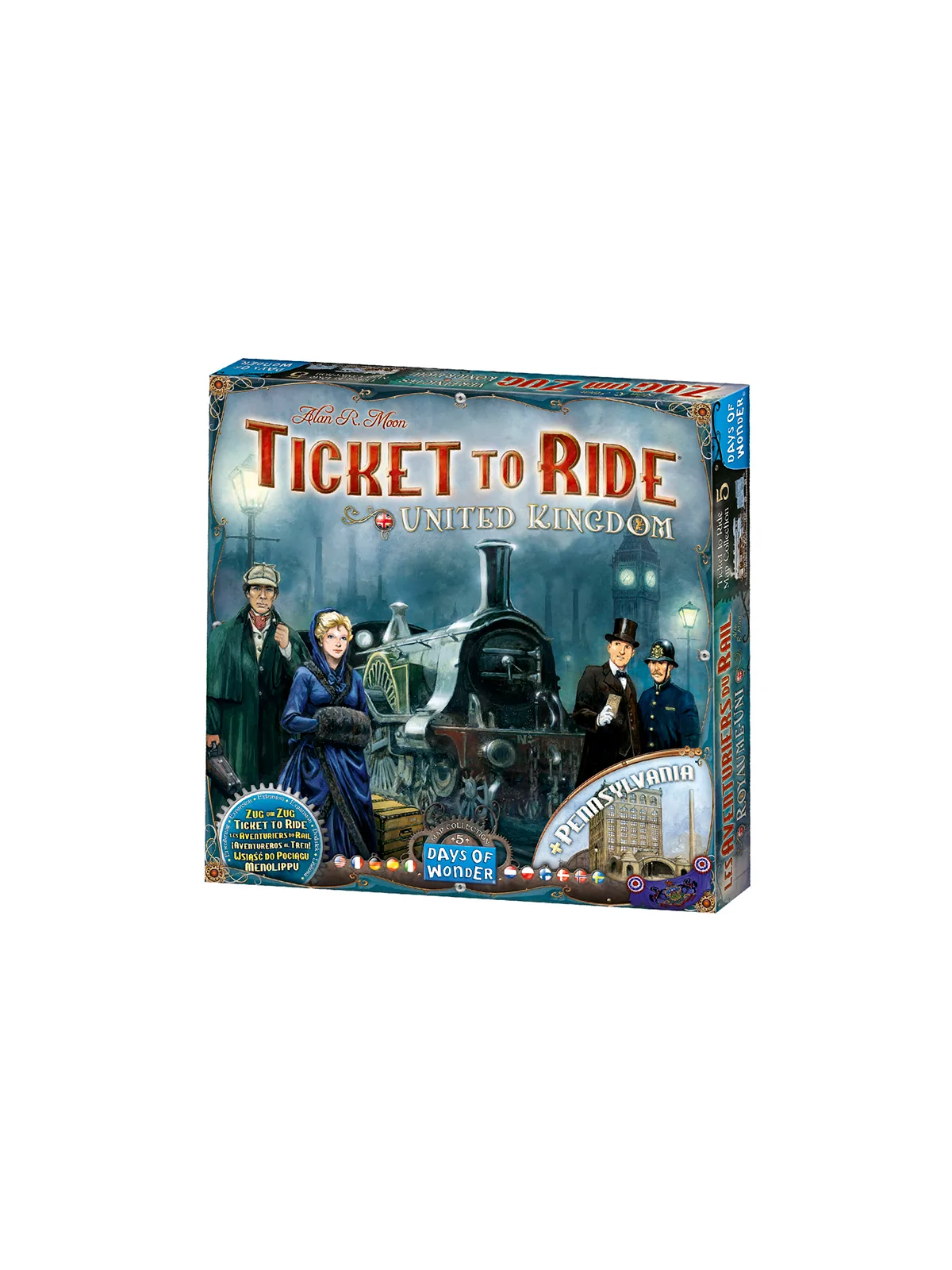 ¡Aventureros al Tren! Reino Unido (+ Pennsylvania) de Asmodee en Juegos de Tablero | La Cueva Roja