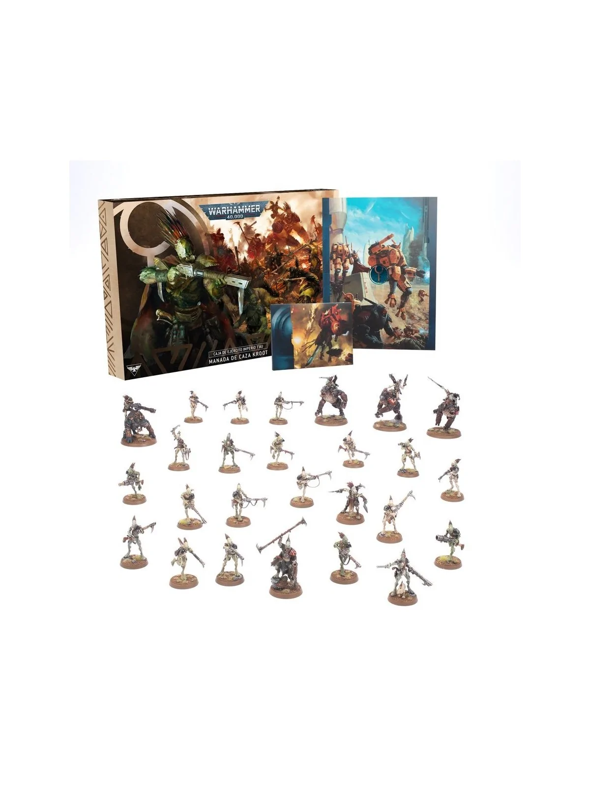 Warhammer 40.000:Caja de Ejército Imperio Tau. Manada de Caza Kroot (56-66) de Games Workshop en WARHAMMER 40.000 | La Cueva Roj