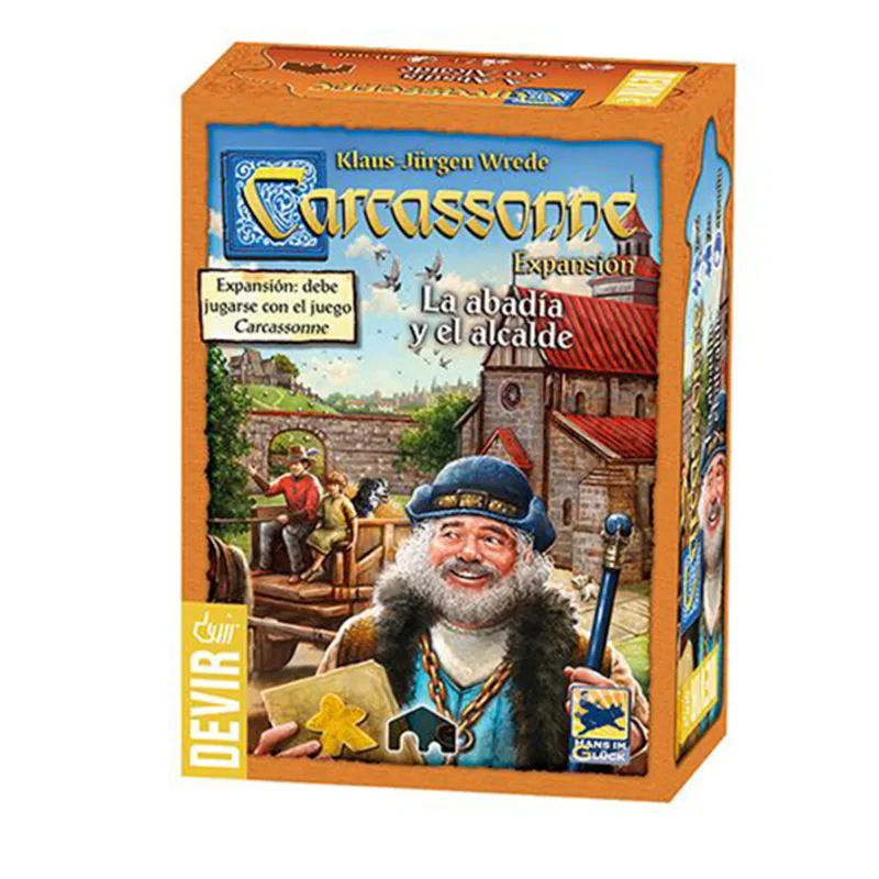 Carcassonne: La Abadía y el Alcalde de Devir en Juegos de Tablero | La Cueva Roja