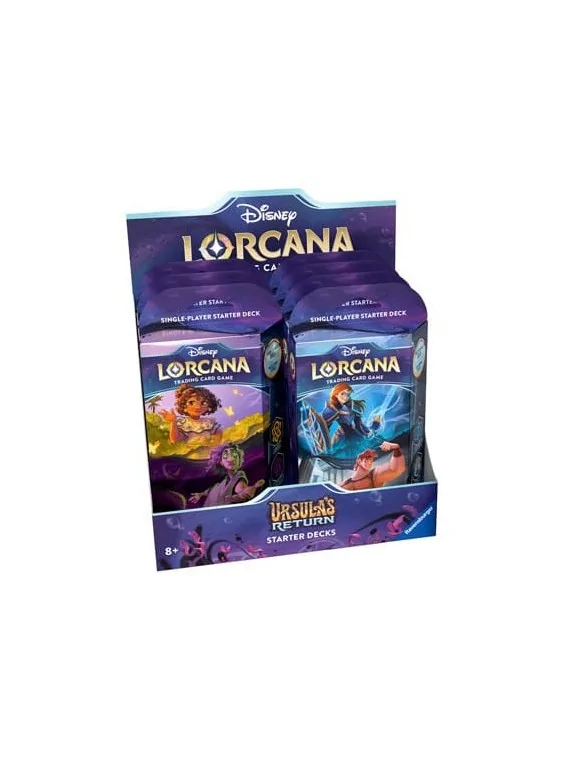 Disney Lorcana TCG Ursula's Return Mazos de Inicio Pack (Inglés) de Ravensburger en Disney Lorcana | La Cueva Roja