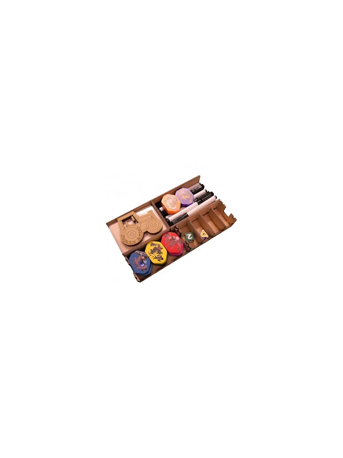 Inserto Compatible con Long Shot: El Juego de Dados de WithOut Mess en Accesorios | La Cueva Roja