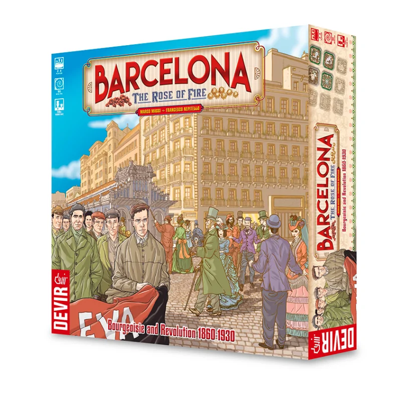 Barcelona - La Rosa de Fuego de Devir en Juegos de Tablero | La Cueva Roja