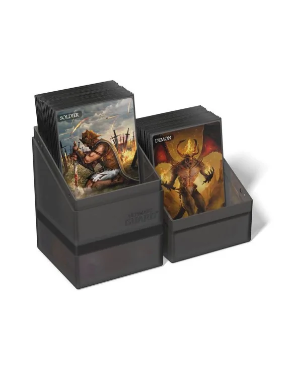 Ultimate Guard Boulder'n'Tray 100+ Onyx de Ultimate Guard en Cajas para Cartas | La Cueva Roja