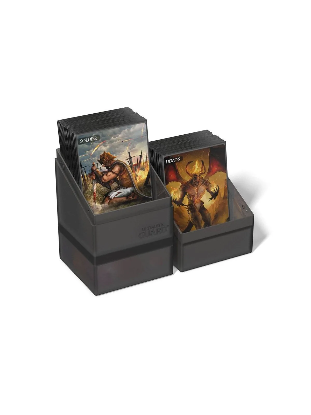 Ultimate Guard Boulder'n'Tray 100+ Onyx de Ultimate Guard en Cajas para Cartas | La Cueva Roja