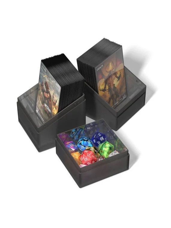 Ultimate Guard Boulder'n'Tray 100+ Onyx de Ultimate Guard en Cajas para Cartas | La Cueva Roja