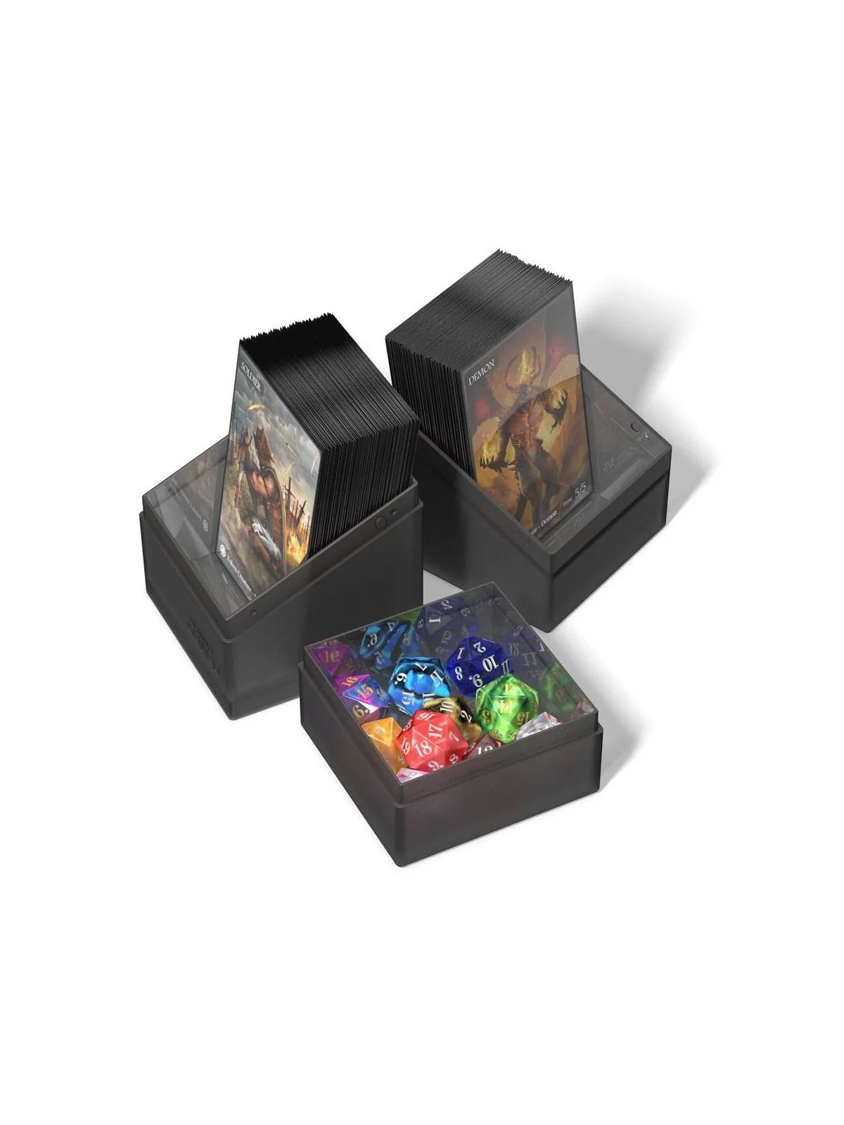 Ultimate Guard Boulder'n'Tray 100+ Onyx de Ultimate Guard en Cajas para Cartas | La Cueva Roja