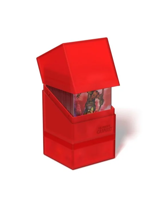 Ultimate Guard Boulder´n´Tray 100+ Ruby de Ultimate Guard en Cajas para Cartas | La Cueva Roja