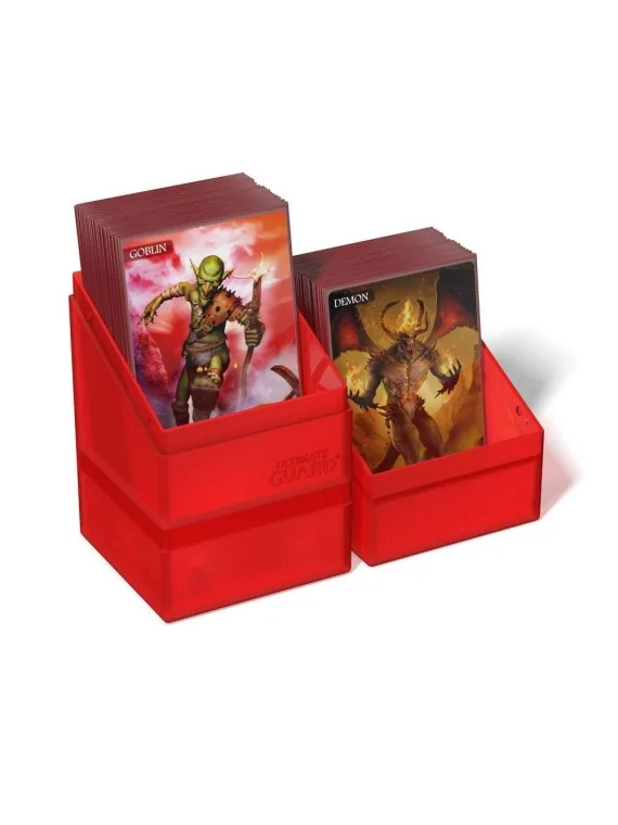 Ultimate Guard Boulder´n´Tray 100+ Ruby de Ultimate Guard en Cajas para Cartas | La Cueva Roja