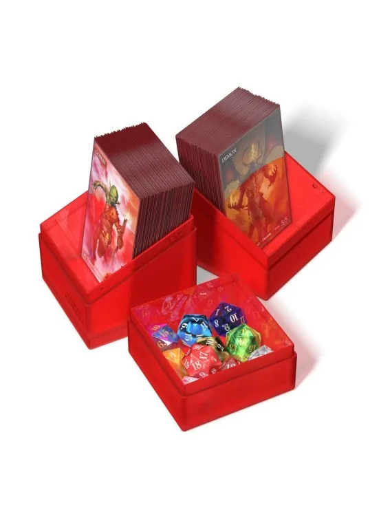 Ultimate Guard Boulder´n´Tray 100+ Ruby de Ultimate Guard en Cajas para Cartas | La Cueva Roja