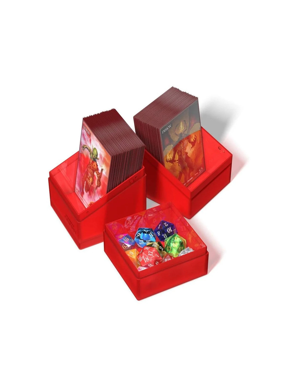 Ultimate Guard Boulder´n´Tray 100+ Ruby de Ultimate Guard en Cajas para Cartas | La Cueva Roja