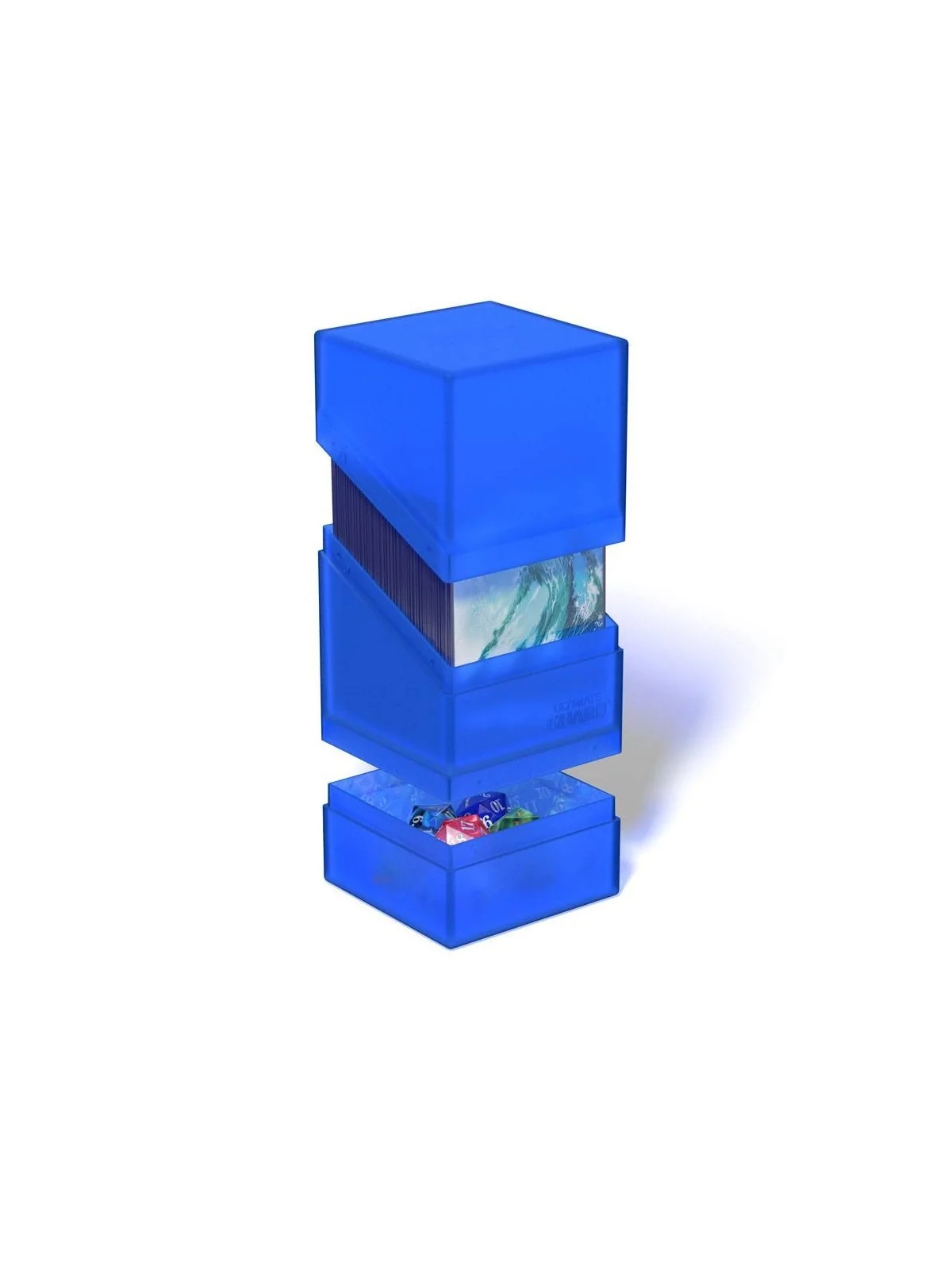 Ultimate Guard Boulder´n´Tray 100+ Sapphire de Ultimate Guard en Cajas para Cartas | La Cueva Roja