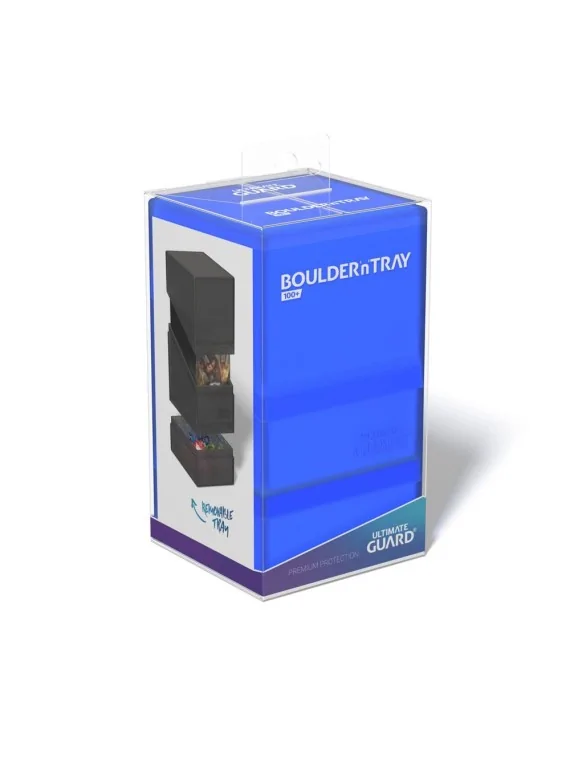Ultimate Guard Boulder´n´Tray 100+ Sapphire de Ultimate Guard en Cajas para Cartas | La Cueva Roja