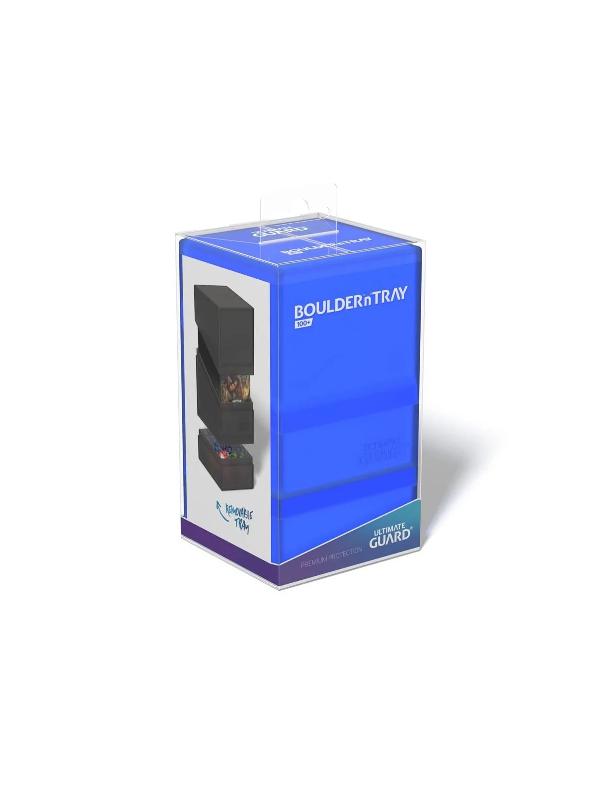Ultimate Guard Boulder´n´Tray 100+ Sapphire de Ultimate Guard en Cajas para Cartas | La Cueva Roja