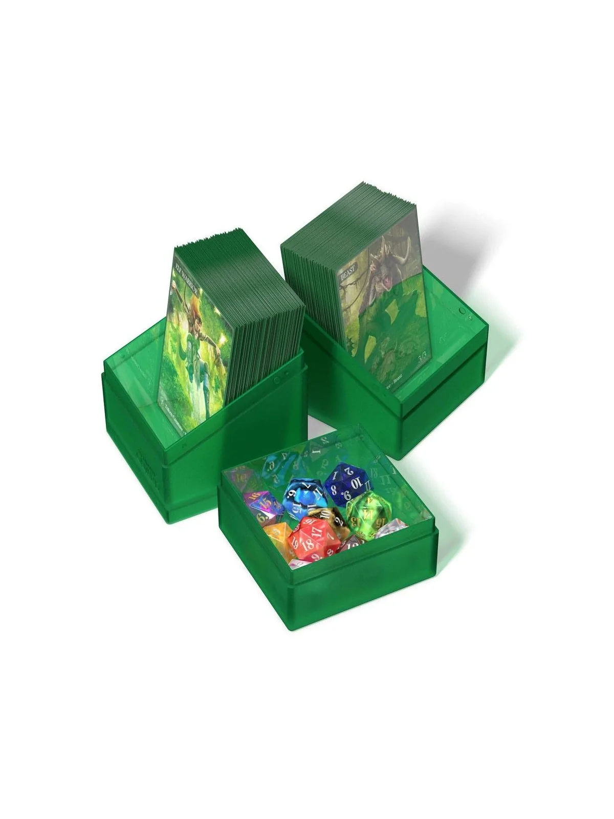 Ultimate Guard Boulder´n´Tray 100+ Emerald de Ultimate Guard en Cajas para Cartas | La Cueva Roja