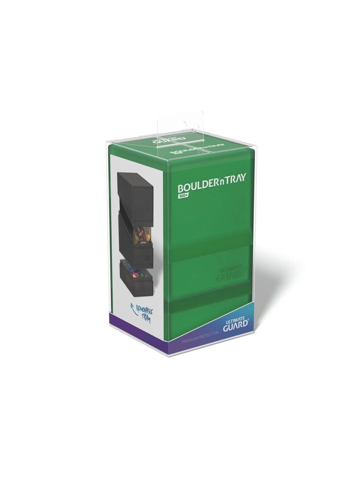 Ultimate Guard Boulder´n´Tray 100+ Emerald de Ultimate Guard en Cajas para Cartas | La Cueva Roja