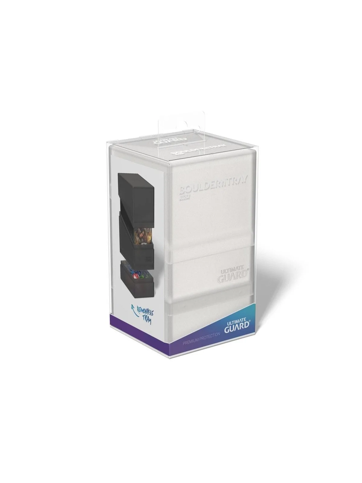 Ultimate Guard Boulder´n´Tray 100+ Frosted de Ultimate Guard en Cajas para Cartas | La Cueva Roja