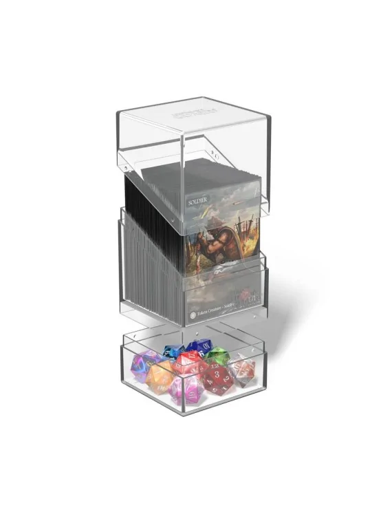 Ultimate Guard Boulder´n´Tray 100+ Transparente de Ultimate Guard en Cajas para Cartas | La Cueva Roja