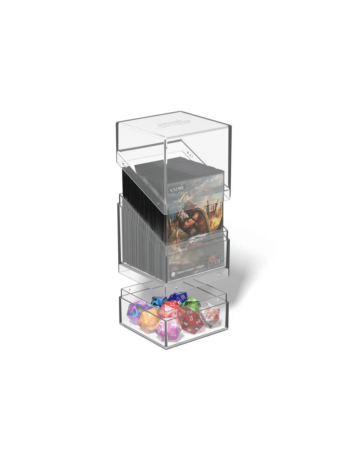 Ultimate Guard Boulder´n´Tray 100+ Transparente de Ultimate Guard en Cajas para Cartas | La Cueva Roja