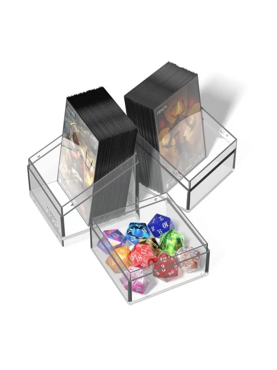 Ultimate Guard Boulder´n´Tray 100+ Transparente de Ultimate Guard en Cajas para Cartas | La Cueva Roja