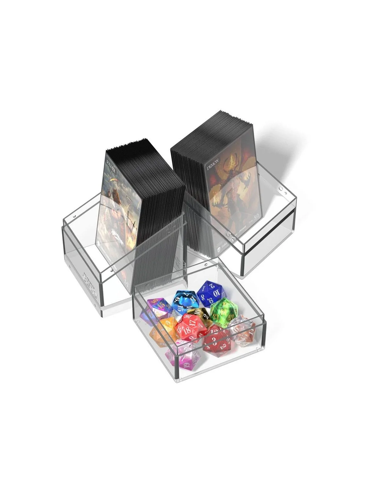 Ultimate Guard Boulder´n´Tray 100+ Transparente de Ultimate Guard en Cajas para Cartas | La Cueva Roja