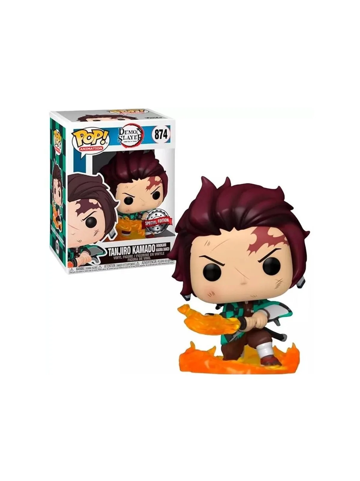 Funko POP! Demon Slayer: Tanjiro Kamado (874) de Funko en Funko Pop | La Cueva Roja
