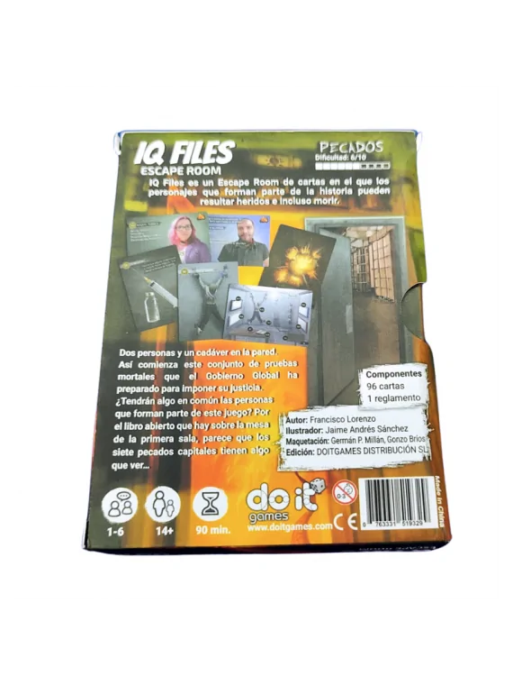 Iq Files: Pecados de Do It Games en Juegos de Cartas | La Cueva Roja